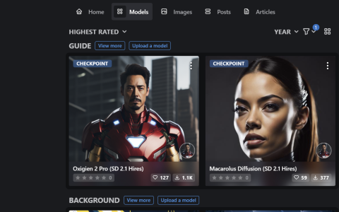 stablediffusion模型的下载安装和使用