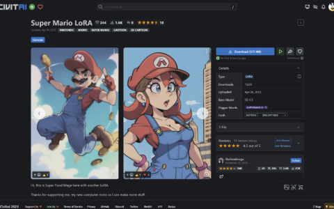 stable diffusion lora模型有哪些类型