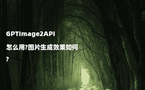GPTImage2API怎么用?图片生成效果如何?