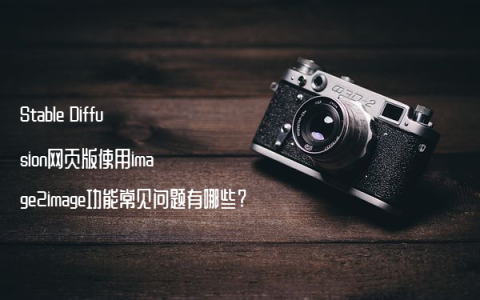Stable Diffusion网页版使用image2image功能常见问题有哪些?