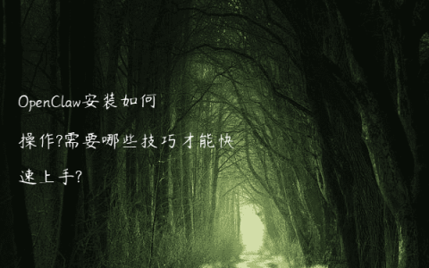 OpenClaw安装如何操作?需要哪些技巧才能快速上手?