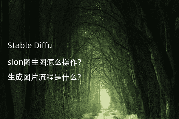 Stable Diffusion图生图怎么操作?生成图片流程是什么?