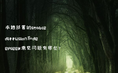 本地部署的stable diffusion和deepseek常见问题有哪些?