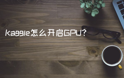 Kaggle怎么开启GPU？