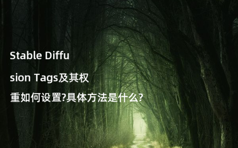 Stable Diffusion Tags及其权重如何设置?具体方法是什么?