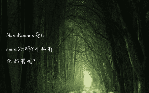NanoBanana是Gemini25吗?可私有化部署吗?