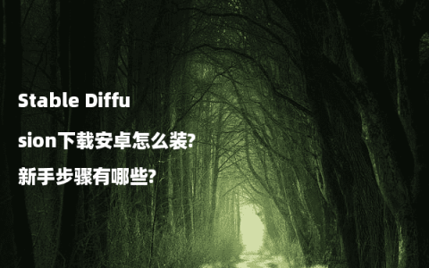 Stable Diffusion下载安卓怎么装?新手步骤有哪些?