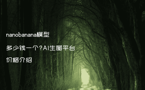 nanobanana模型多少钱一个?AI生图平台价格介绍