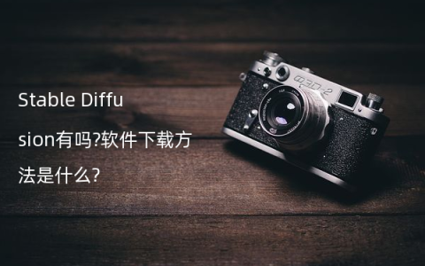Stable Diffusion有吗?软件下载方法是什么?