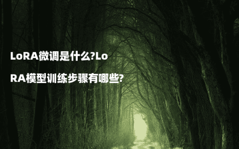 LoRA微调是什么?LoRA模型训练步骤有哪些?