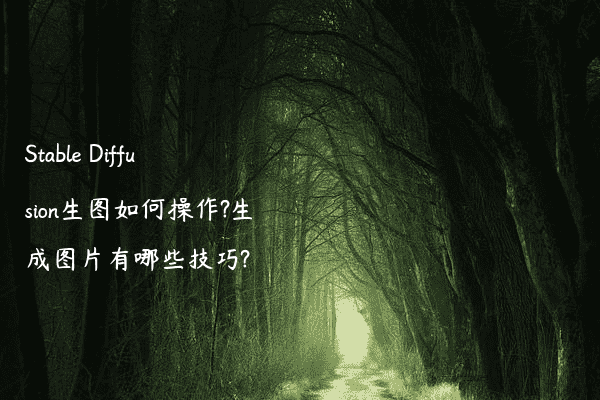 Stable Diffusion生图如何操作?生成图片有哪些技巧?