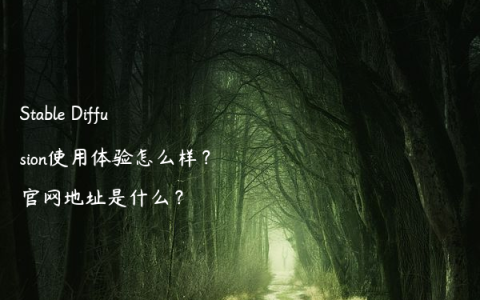 Stable Diffusion使用体验怎么样？官网地址是什么？