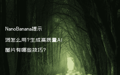 NanoBanana提示词怎么用?生成高质量AI图片有哪些技巧?